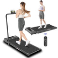 2 in 1 Foldable Treadmill with Handle Bar and Remote Control X5893