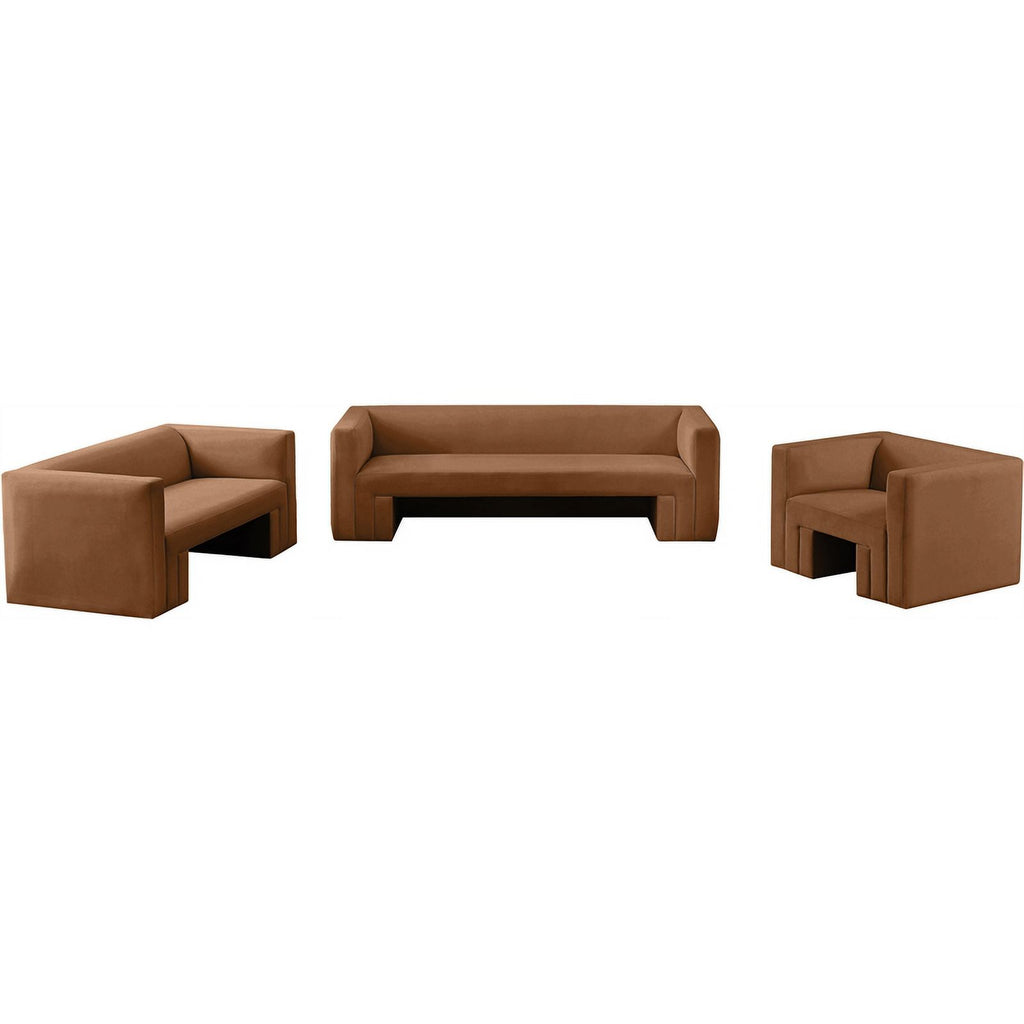 Saddle Velvet Loveseat Z270673