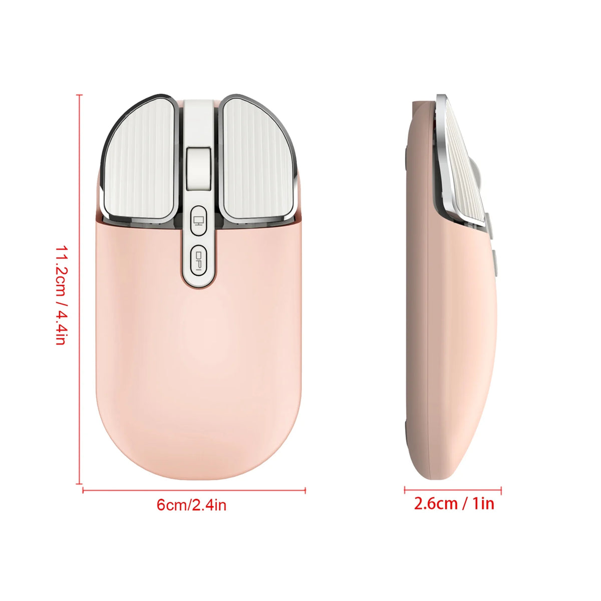 Wireless Silent Computer Mouse with UV V9118