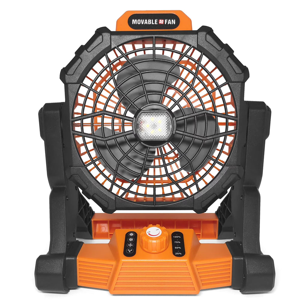 Hanging Tent Fan Lantern with Power Bank P11294