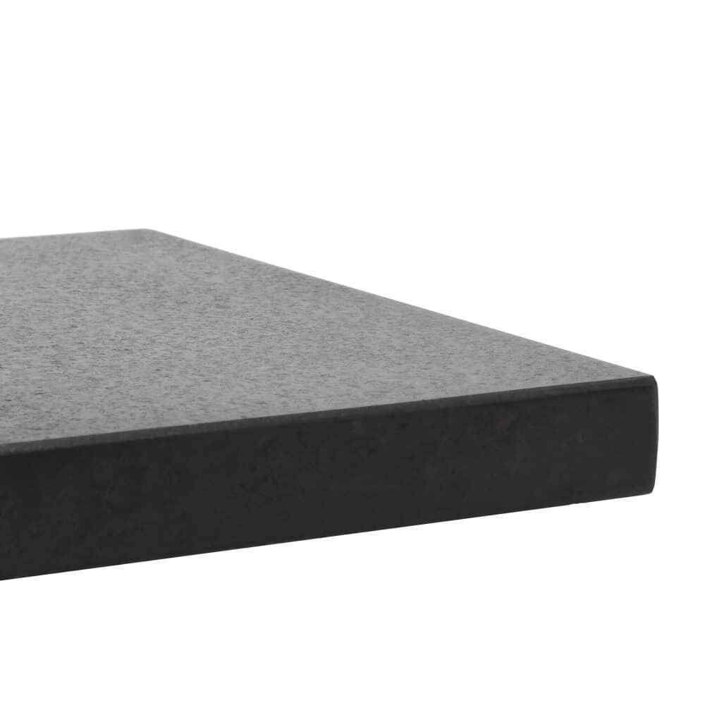 Granite Parasol Base 66.1 lb Square Black S509464