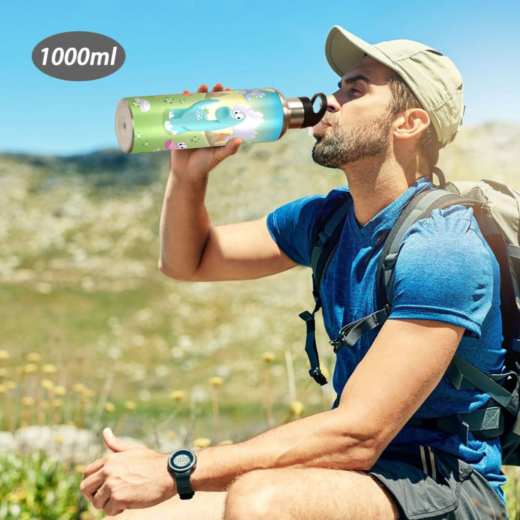 Stainless Steel Vacuum Insulated Water Bottle with Straw Lid 20 OZ P4913