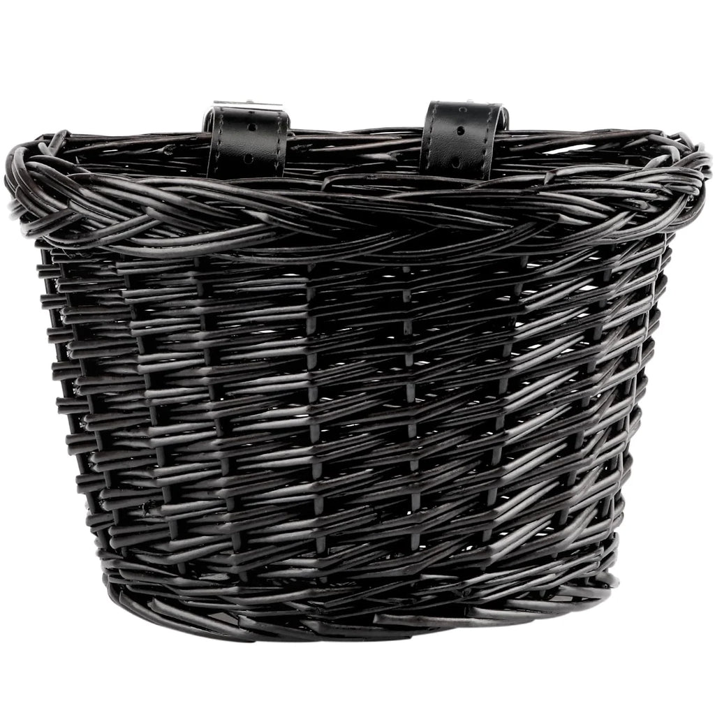 Black Wicker Kids Bike Basket H5803