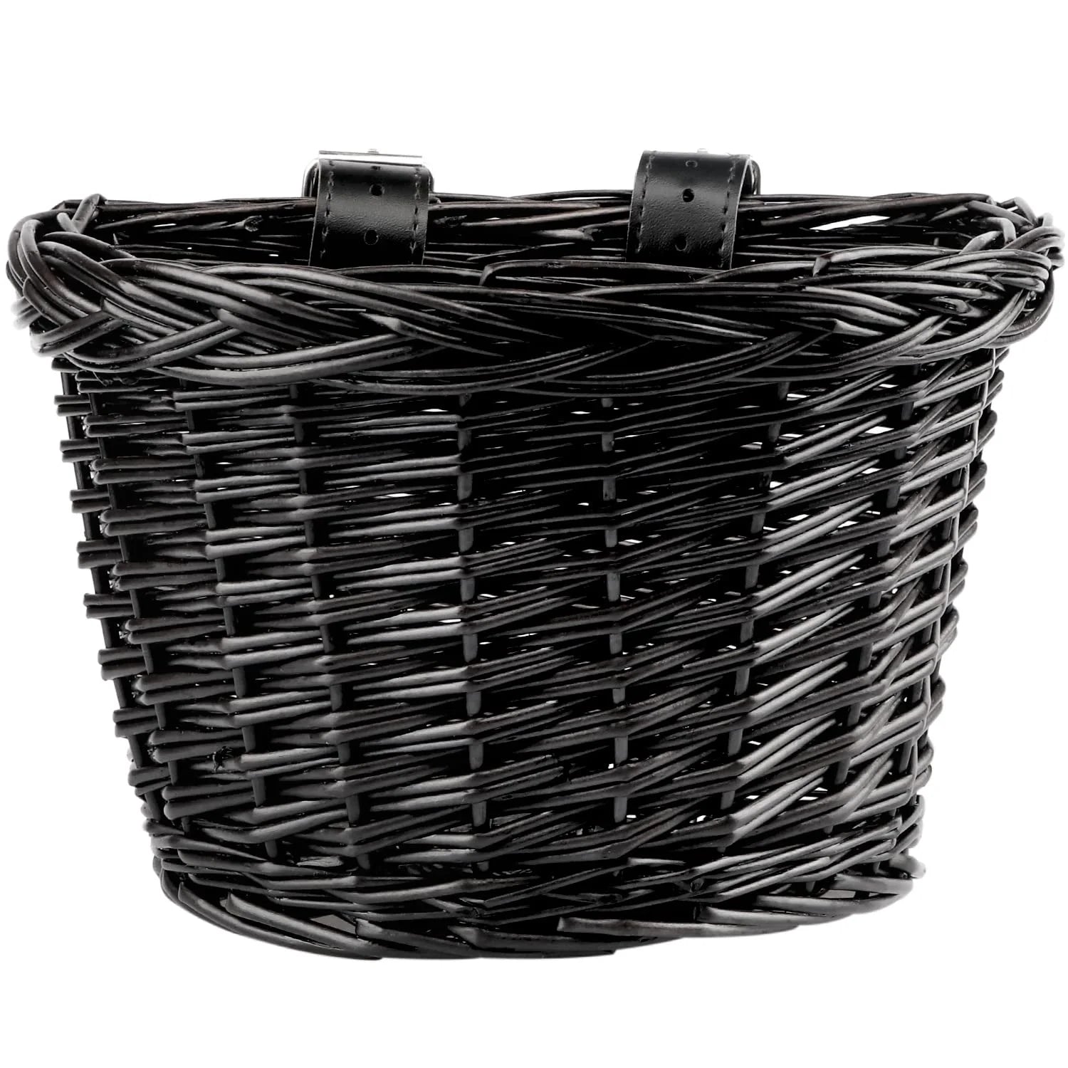 Black Wicker Kids Bike Basket H5803