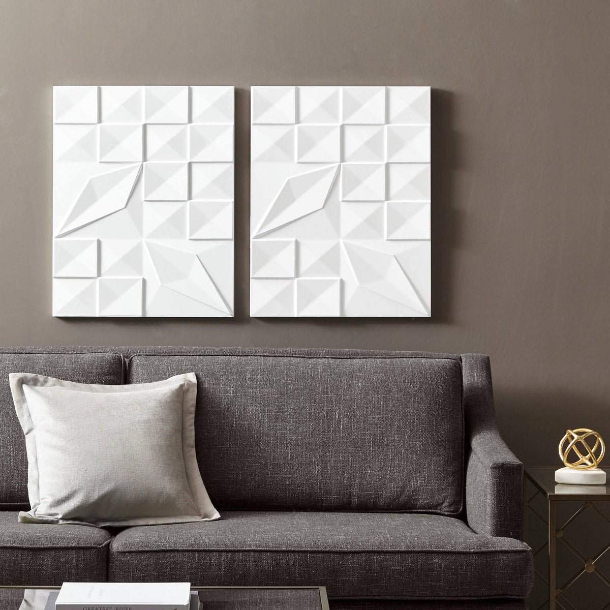 Carved Wall Panel 2 Piece Set C864185