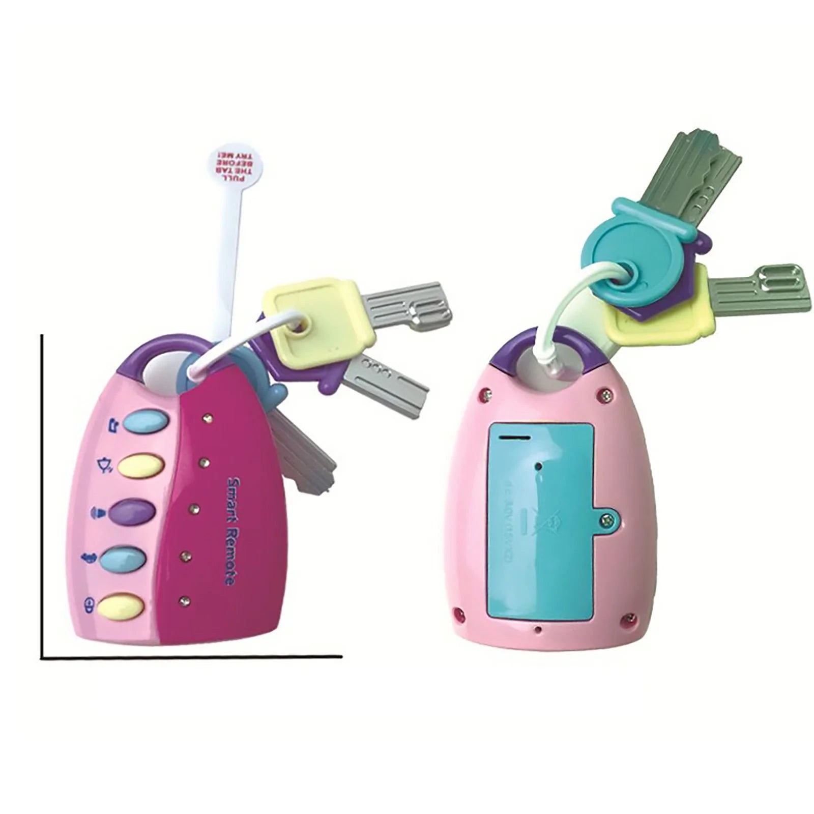 Educational Toy Car Keys With Light And Sounds K11823