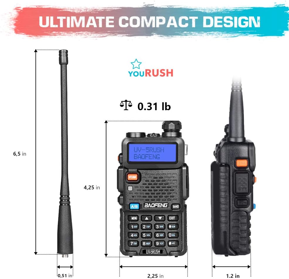 8W Dual Band Portable Ham Radio P291