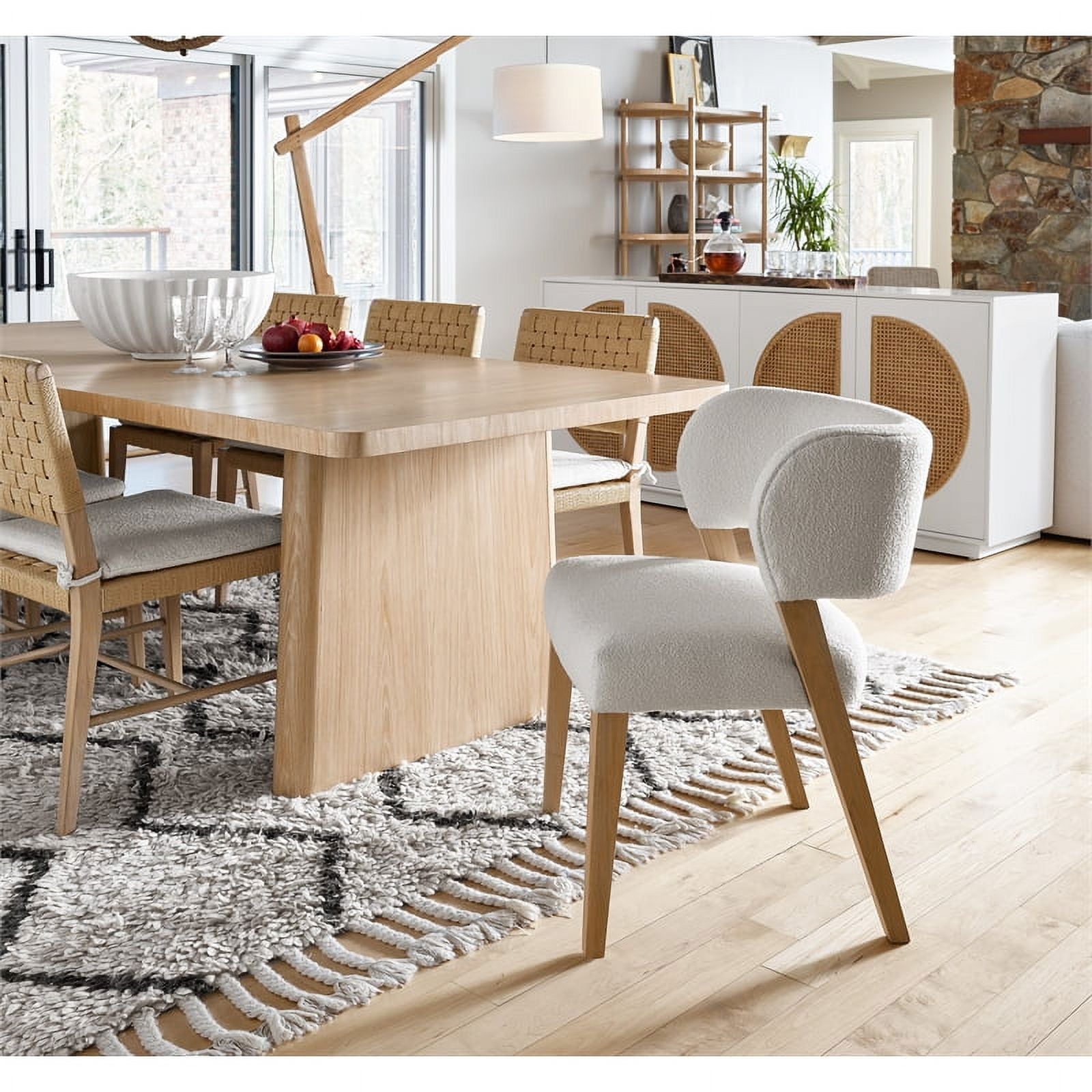 86" Rectangular Dining Table Y678235