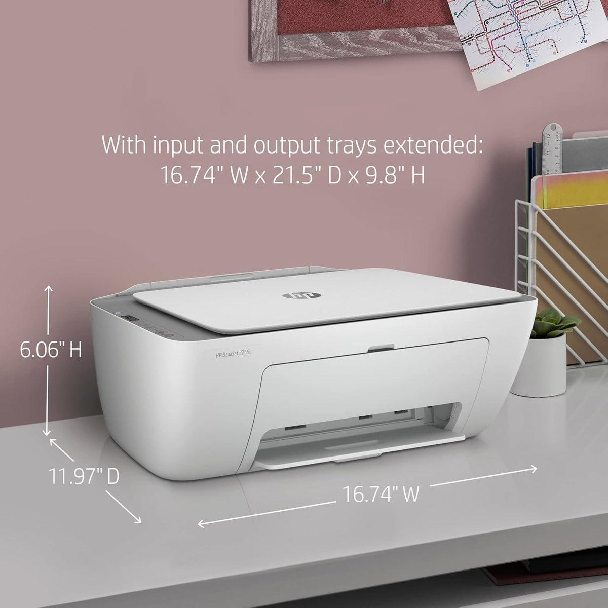 Wireless Inkjet All-in-One Color Printer with HDMI Cable R114485
