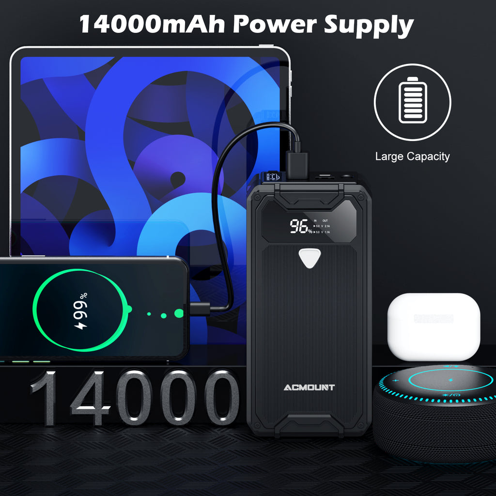 1500A Peak Portable Car Jump Starter with LED Display N64617