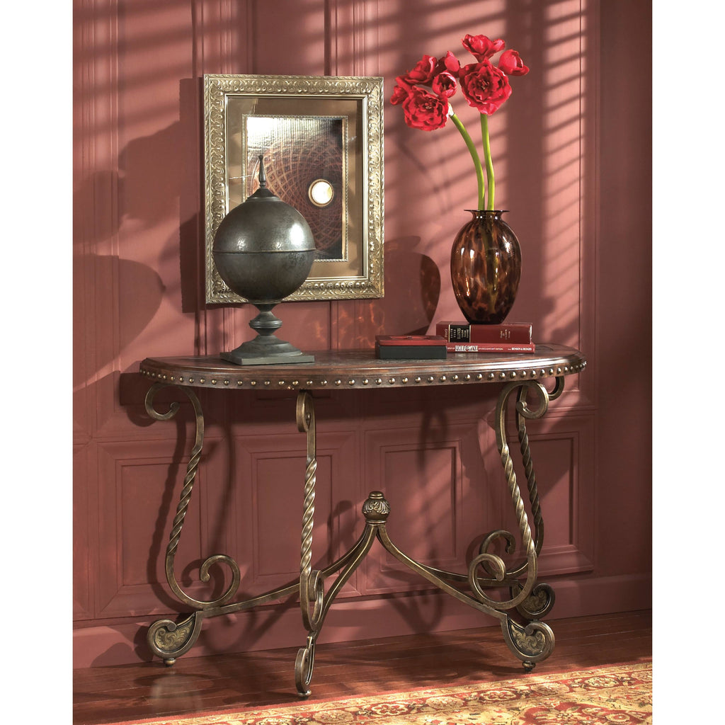Dark Brown Sofa Table L229366