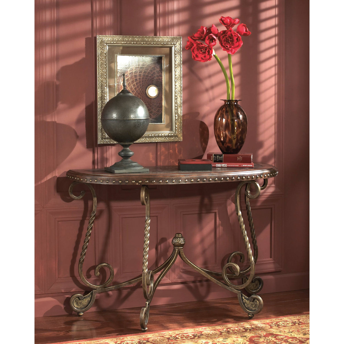 Dark Brown Sofa Table L229366