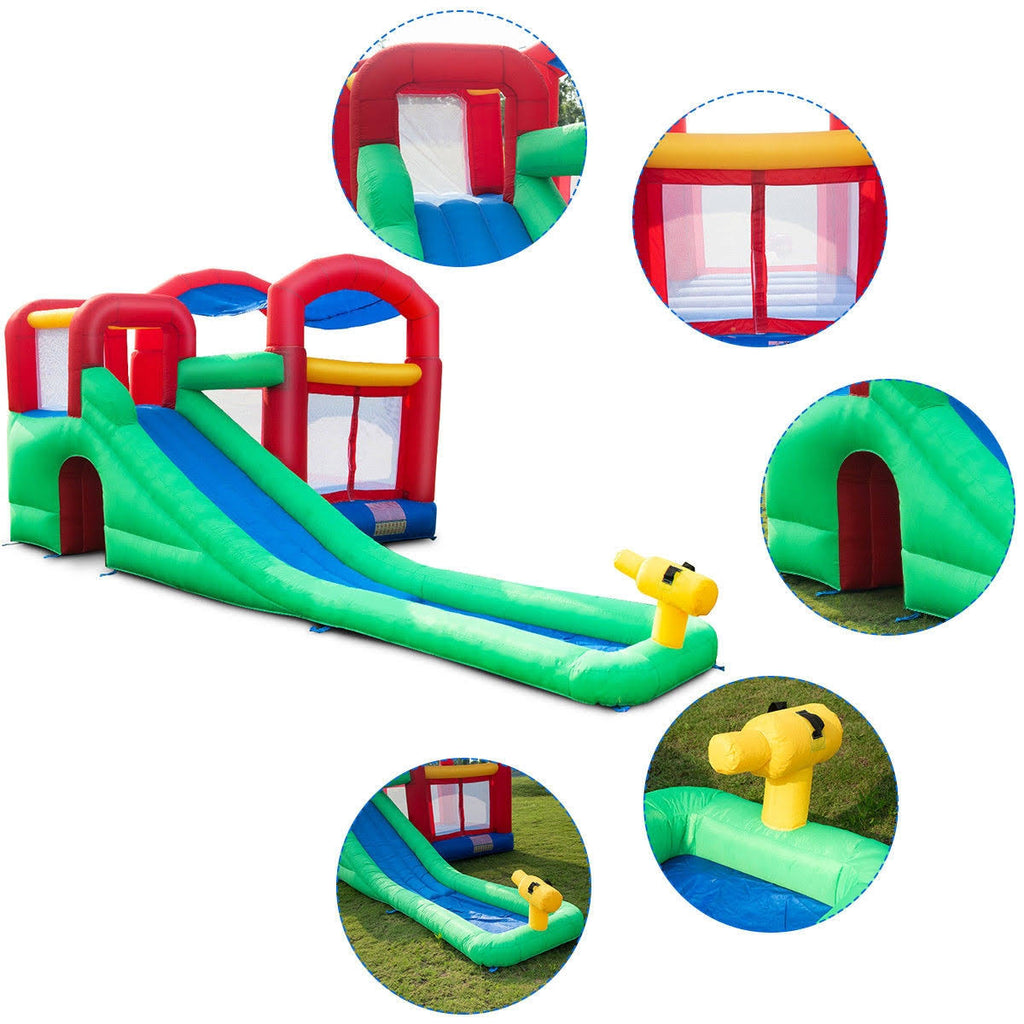 Inflatable Moonwalk Slide Bounce House with Storage Bag E35233