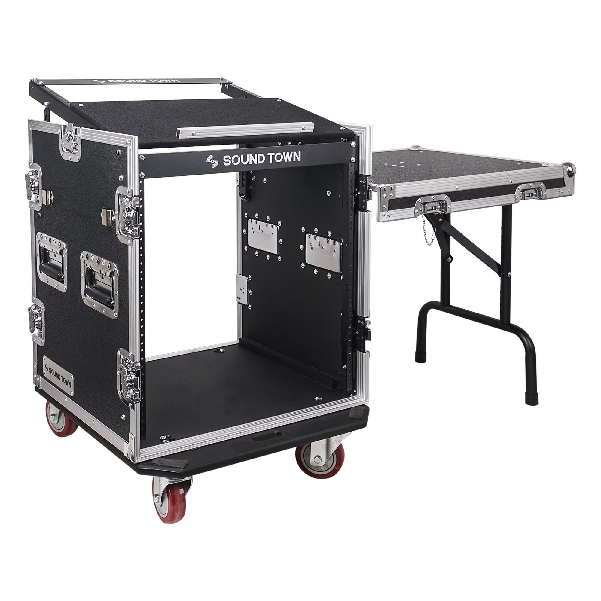 12U Plywood PA Rack Case with Casters A2749