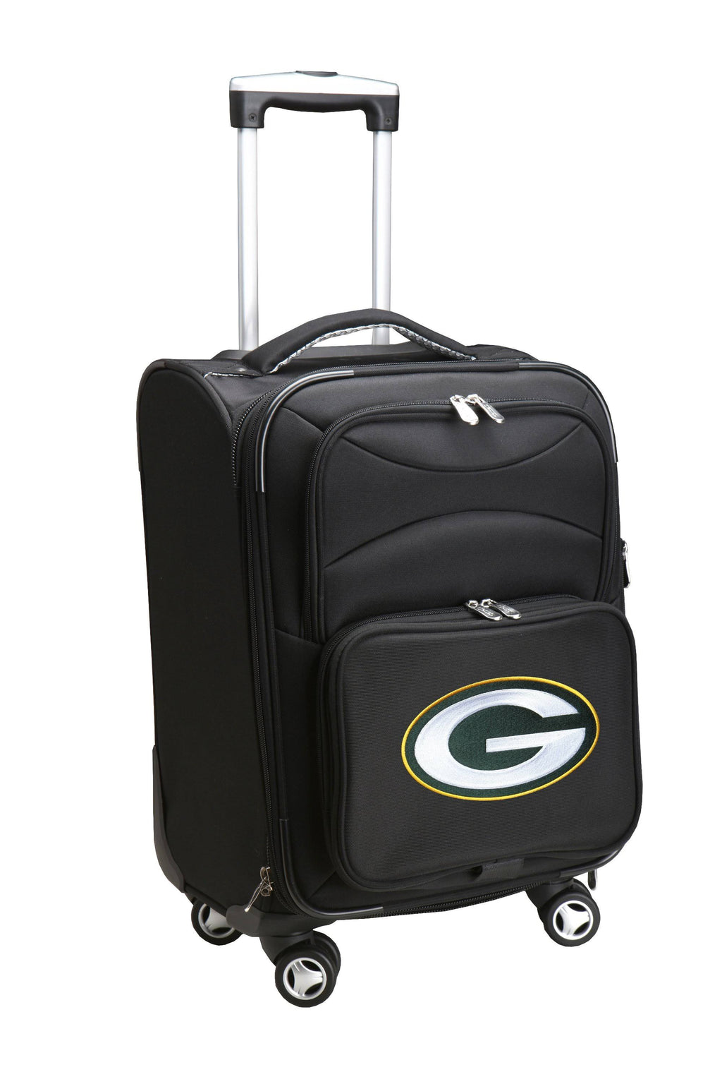 Black Green Bay Packers 21x22 Spinner Carry-On H355026