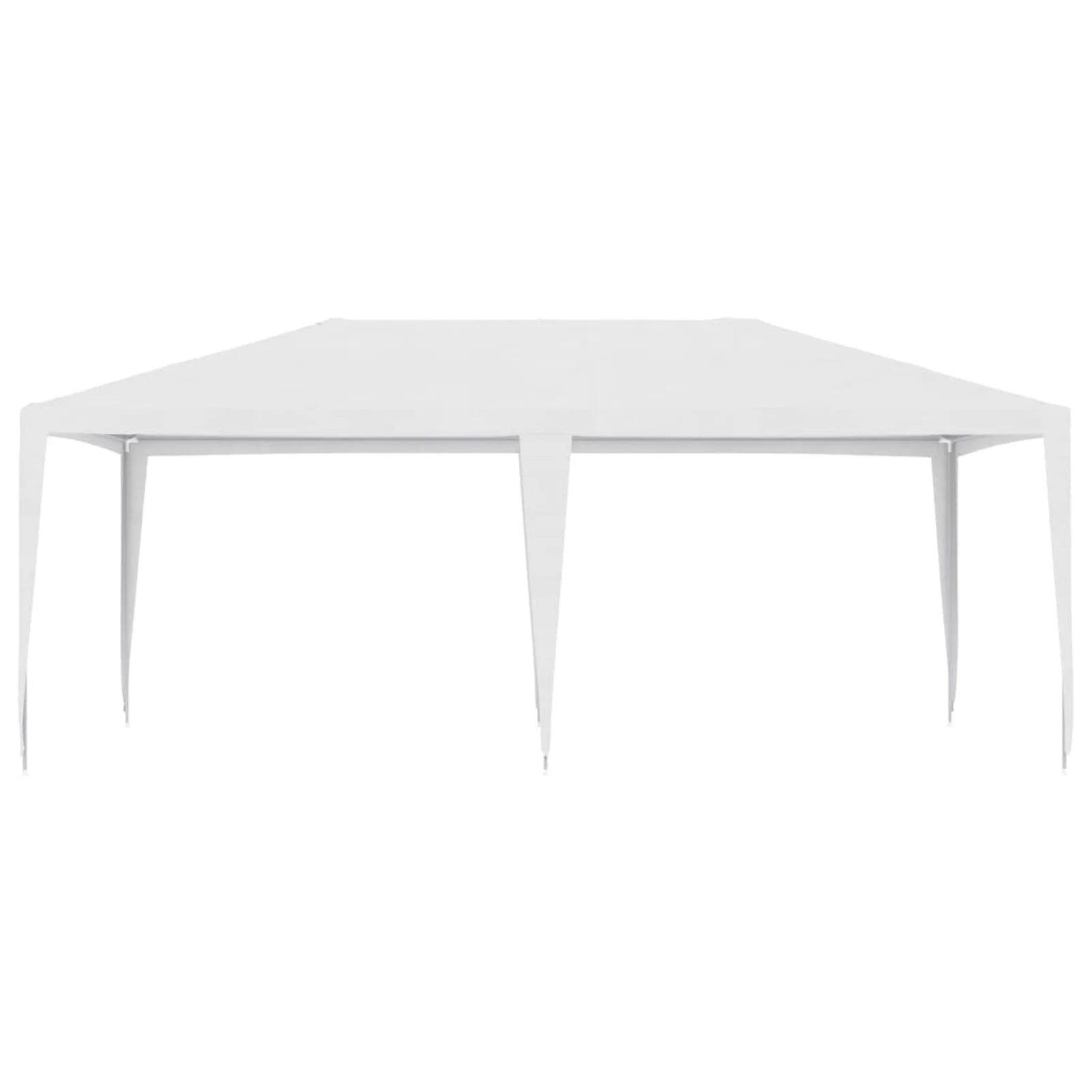 White Party Tent Gazebo Canopy with Iron Frame 19.7ft x 13.1ft x 8.9ft N351437