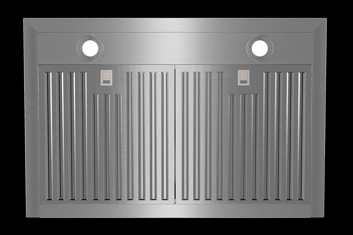 Wall Mount Range Hood with Dishwasher-Safe Filters T70749