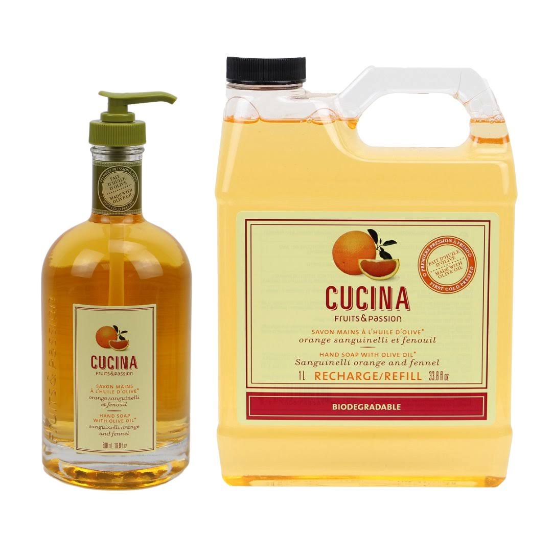 Orange and Fennel Hand Soap 500ml + 1 LITER Set C418913