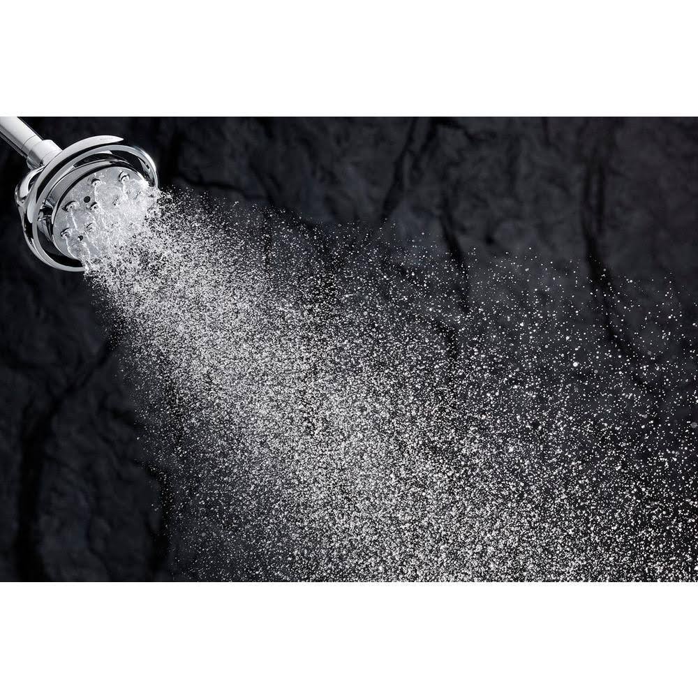 Vibrant Brushed Nickel Multifunction Wall-Mount Showerhead P31338