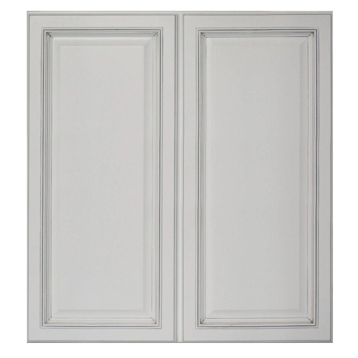 White Double Door Wall Cabinet N55286