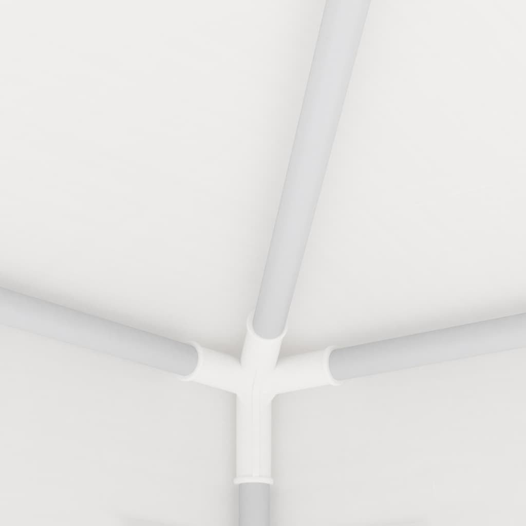 White Party Tent Gazebo Canopy with Iron Frame 19.7ft x 13.1ft x 8.9ft N351437