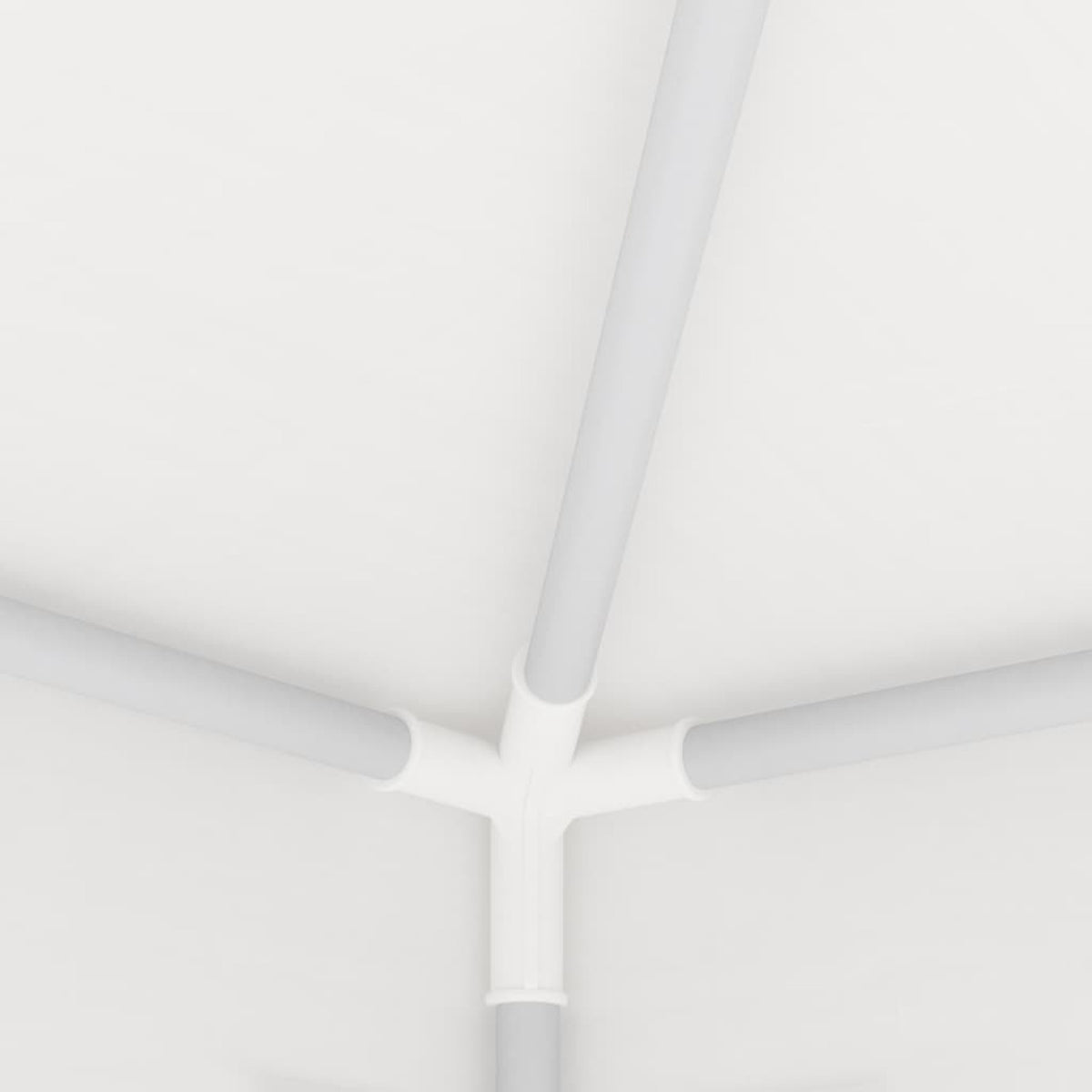 White Party Tent Gazebo Canopy with Iron Frame 19.7ft x 13.1ft x 8.9ft N351437