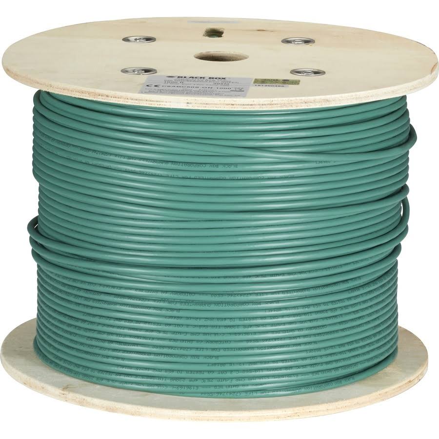 Green Cat6a Bulk Cable 1000ft S291