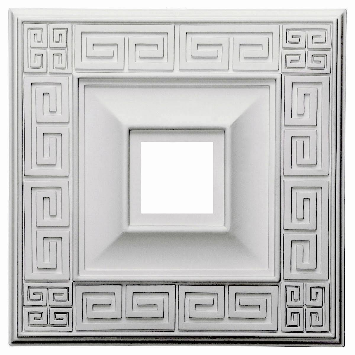 Hand-Painted Night Shade Ceiling Medallion F7538