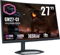 27 Inch 16:9 Curved PC Gaming Monitor, Frameless LED Full HD 1080P 1500R VA Panel, 165Hz, Built-in Speakers, VESA Mounting, AMD FreeSync V85343