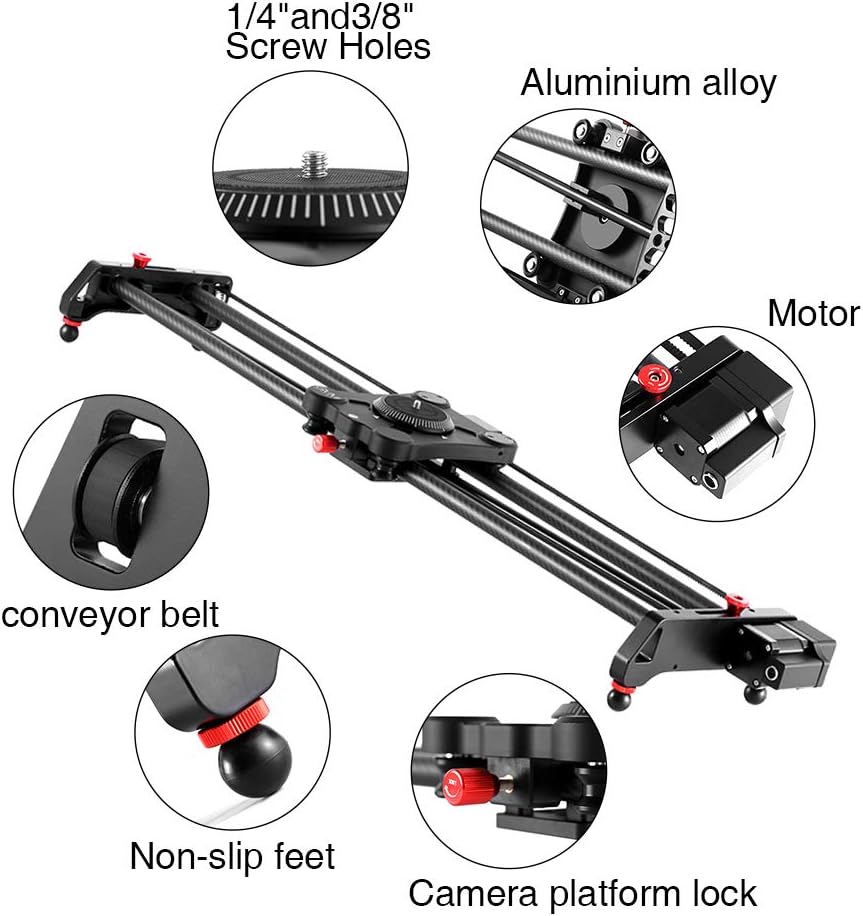 31 80cm Camera Slider Track Dolly Rail System M6380