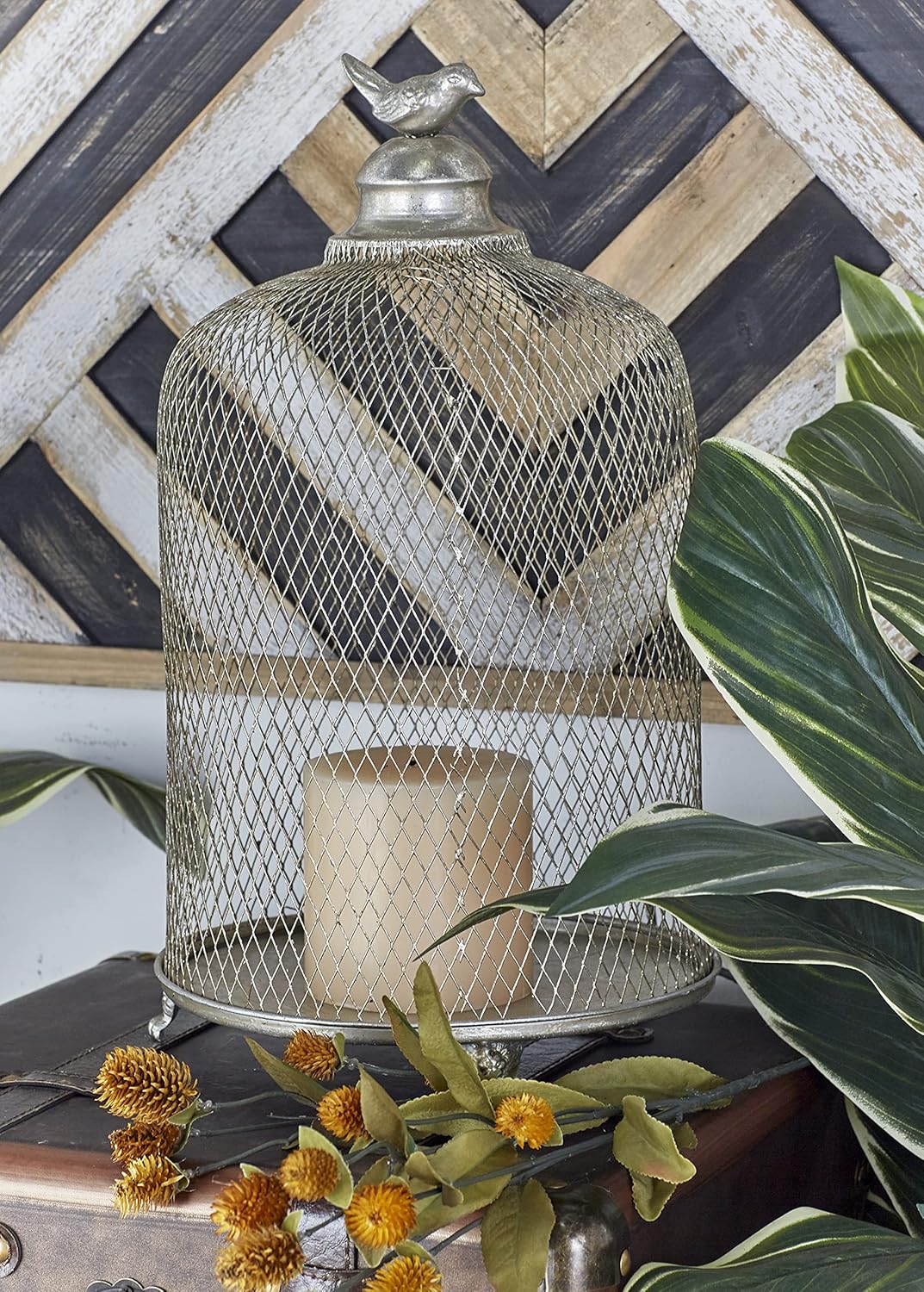 Metal Candle Lantern Set of 2 H3484