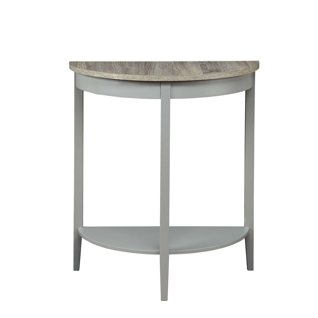 Gray Oak Console Table C773