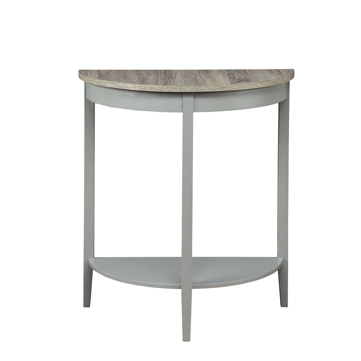 Gray Oak Console Table C773