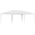 White Party Tent Gazebo Canopy with Iron Frame 19.7ft x 13.1ft x 8.9ft N351437