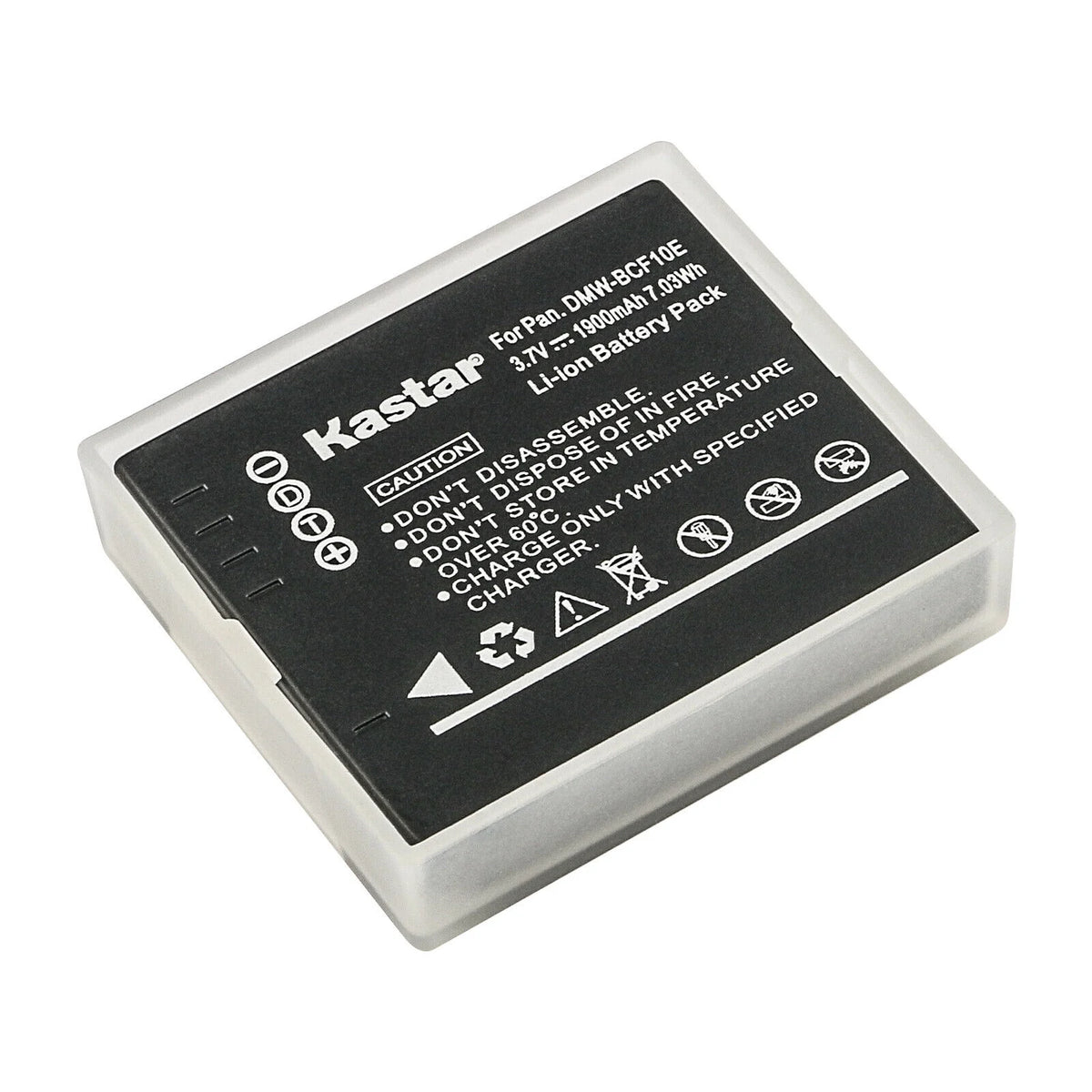 3-Pack DMW-BCF10 Battery Replacement for Panasonic Lumix Camera Q95312