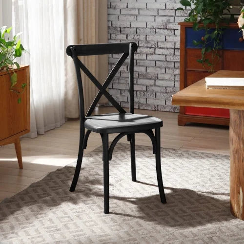 Resin Dining Side Chair Set of 4 C35934