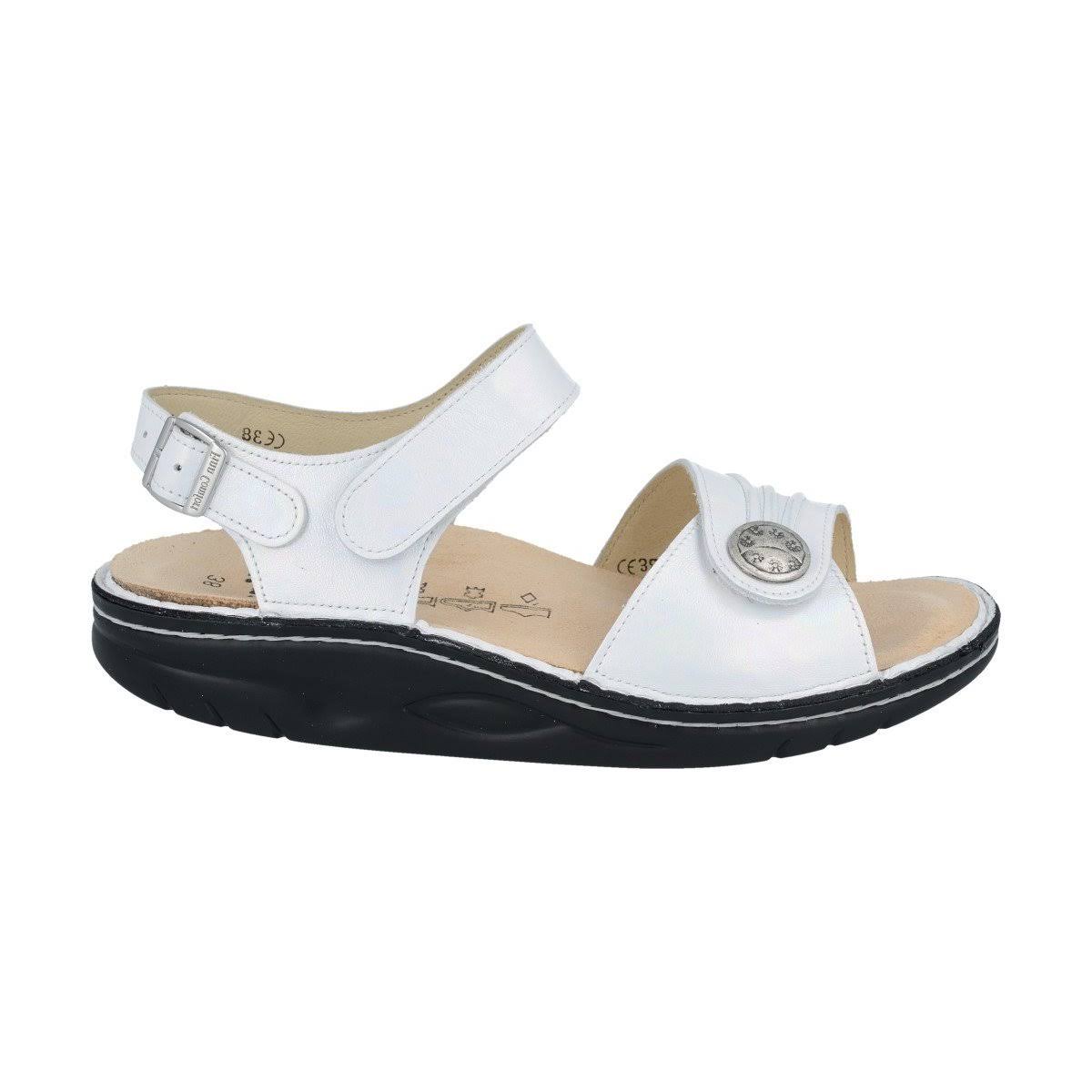 Perla White Leather Soft Footbed 39 D3833