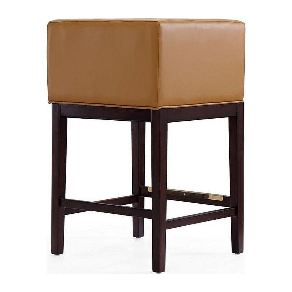 Faux Leather Barstool Set of 3 B950