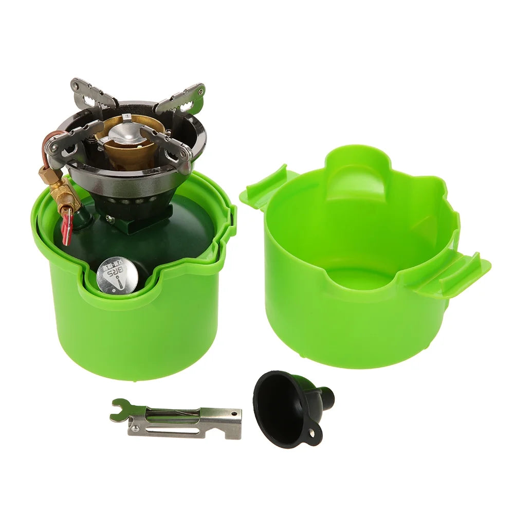 Portable Gasoline Camping Furnace Cooker Q166