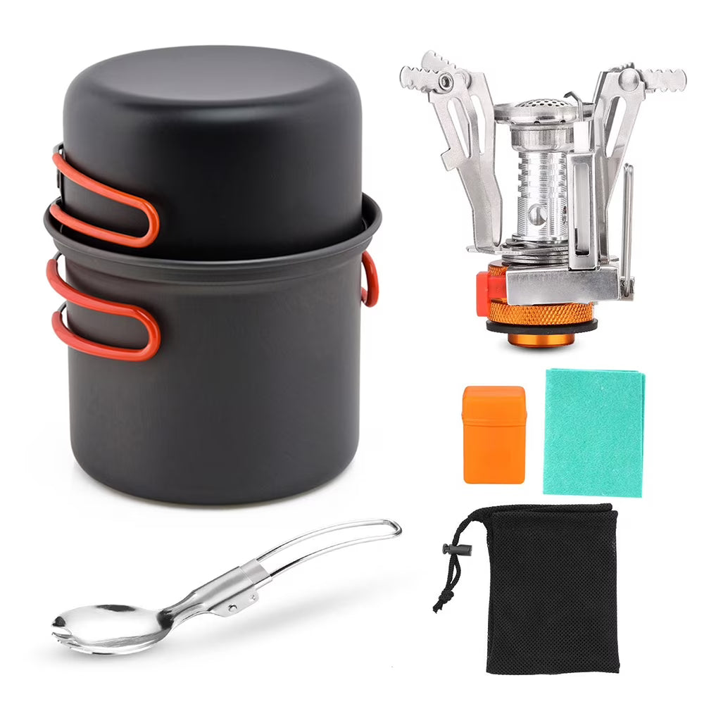 Camping Cookware Set with Cooking Pots R53718