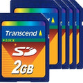 2 GB SD Flash Memory Card, Pack of 5 F93708