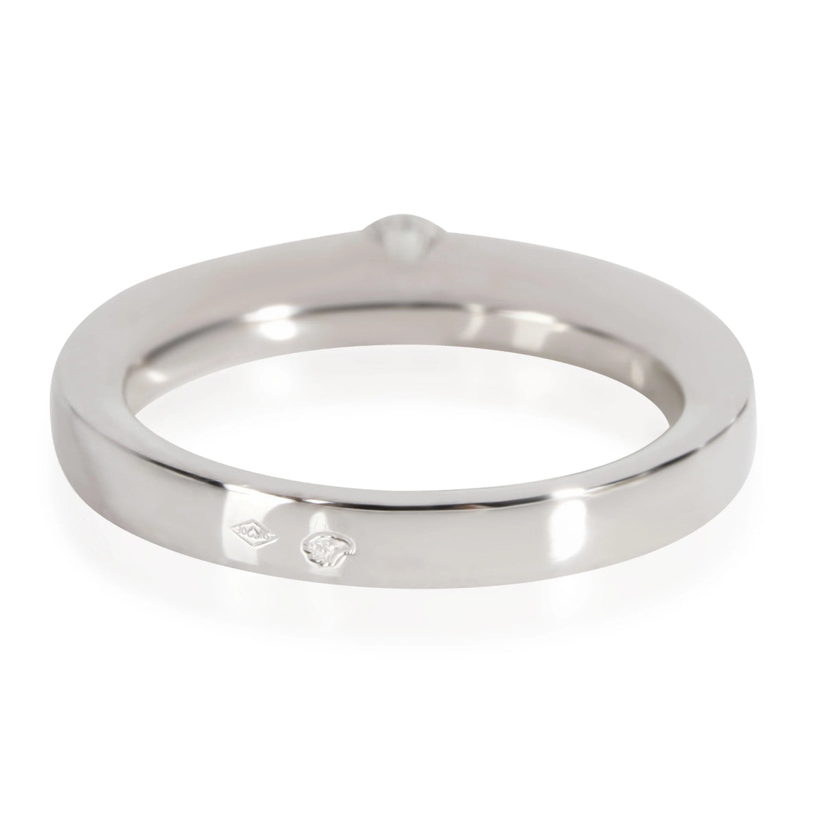 18K White Gold Diamond Solitaire Ring G284747