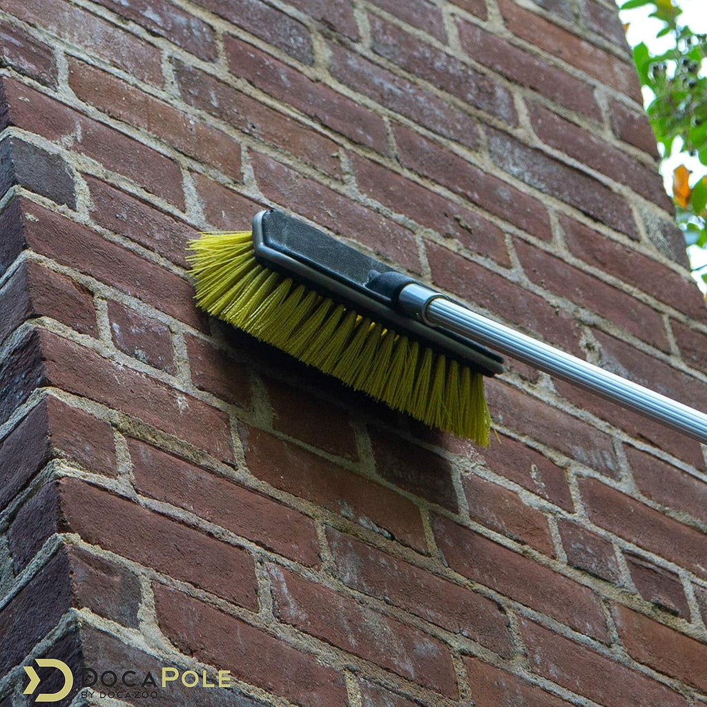6-24 Foot Telescopic Cleaning Brush with Hard Bristle Brush, Pack of 2 N182