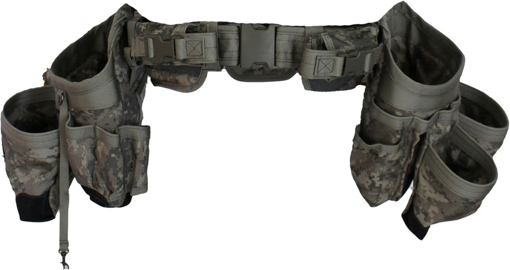 Digital Camo Tactical Tool Belt with Tool Pouches K21844