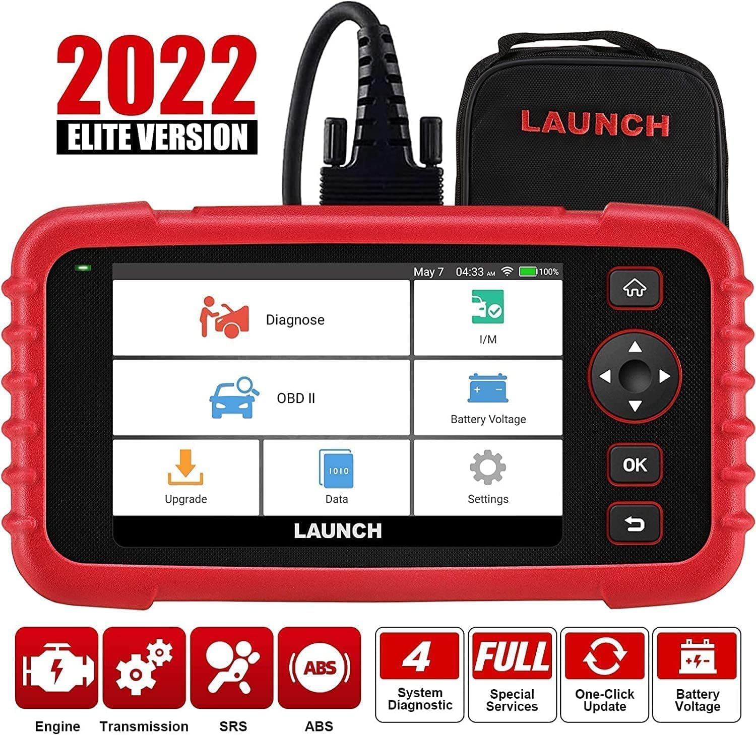 OBD2 Scanner CRP123X Elite Scan Tool D38101
