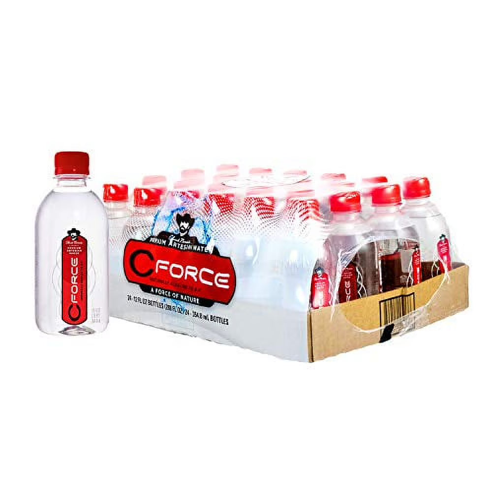 12 oz Plastic Bottled Artesian Spring Water, 24 Pack O673773