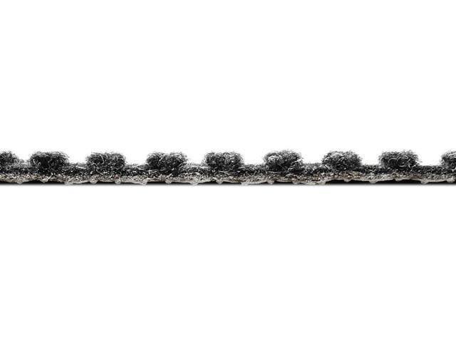 Charcoal Black Skid-Resistant Carpet Runner Y406