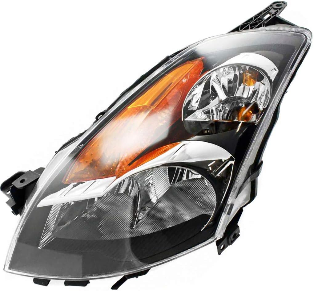 Gray Bezel Halogen Headlight Assembly for Nissan Altima 2008 2009 Y4341