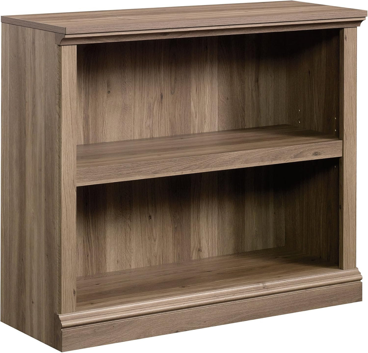 2-Shelf Bookcase, Salt Oak finish X55574