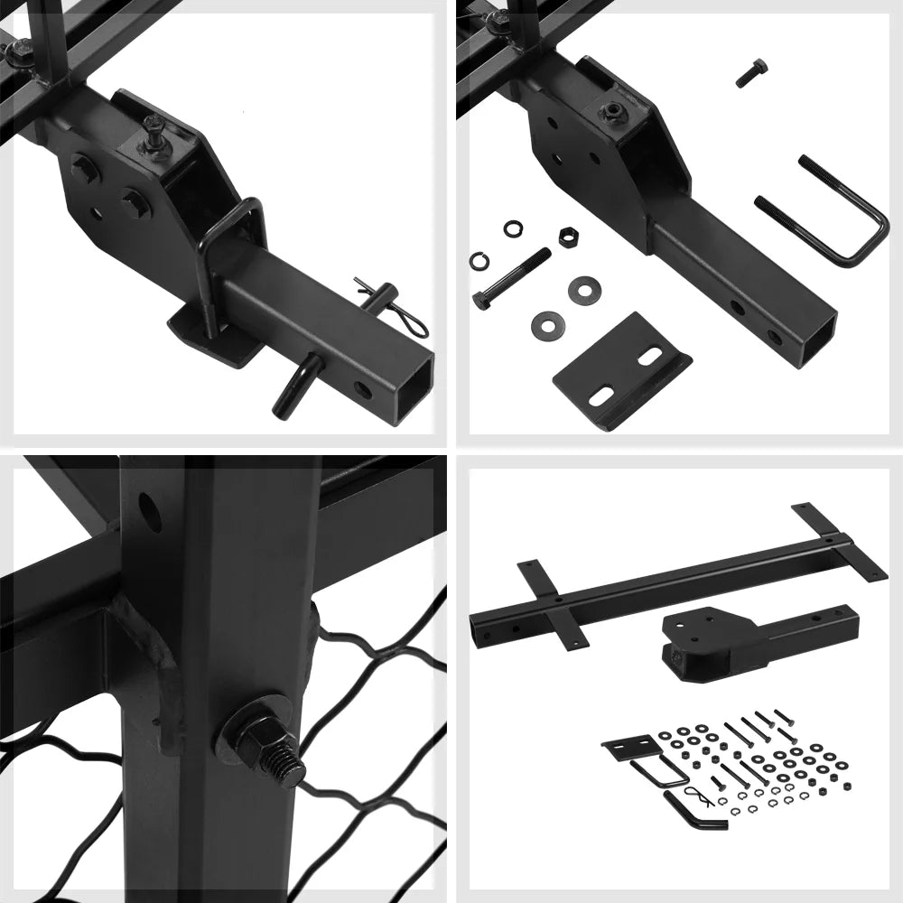 Foldable Rear Cargo Carrier Basket for 2" Receiver Tow Hitch T818